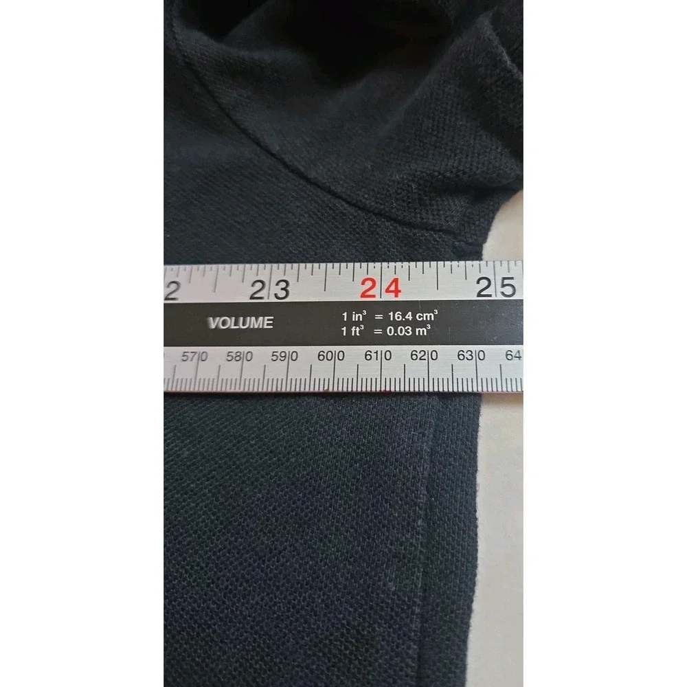 Polo Ralph Lauren Men's XXL Custom Slim Fit Mesh Polo Shirt Black Red Pony